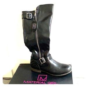 Material Girl Black Boots-NWT